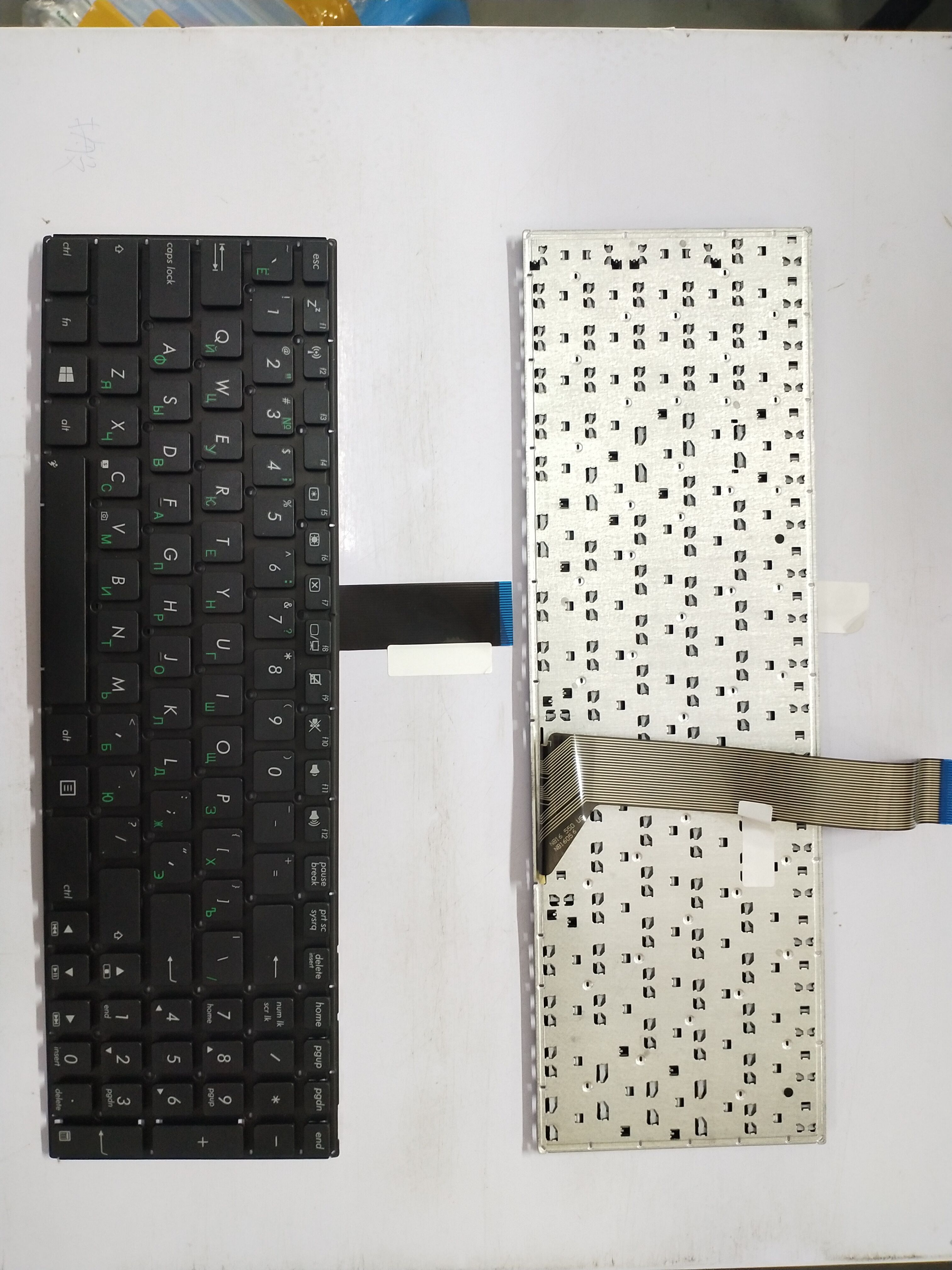 Picture of New Replacement Laptop Keyboard For ASUS K56 BLACK (OEM) RU Layout